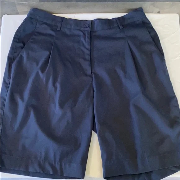 Navy Blue Fairway Golf Shorts - Picture 3 of 5
